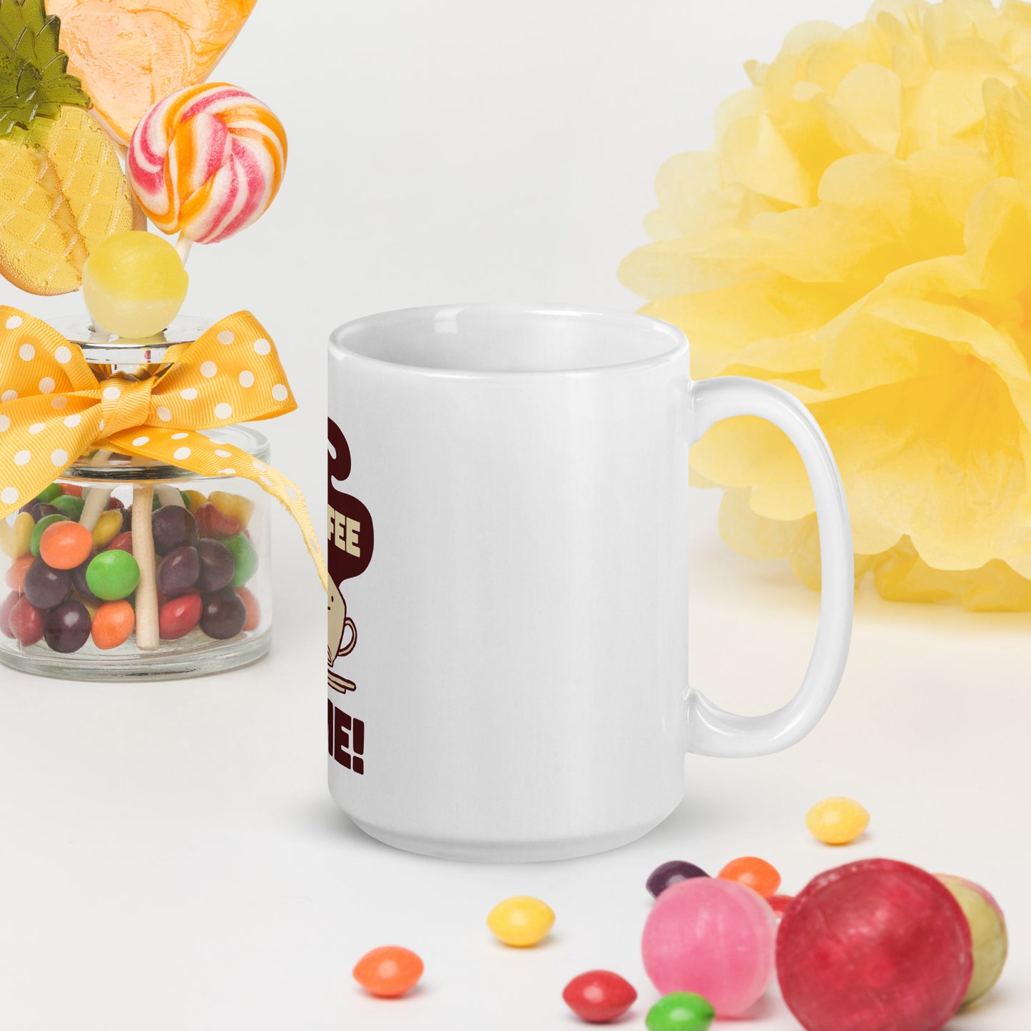 It's Coffee Time White glossy mug