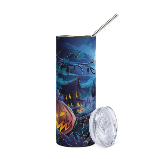 Spooky Pumpkin Patch Stainless steel tumbler