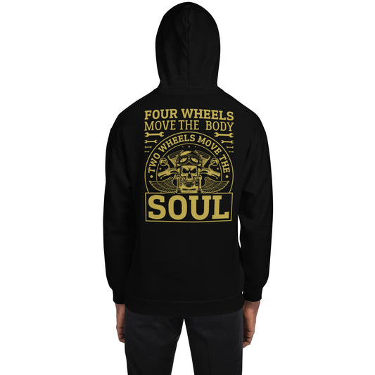 Two Wheels Move the Soul Unisex Hoodie