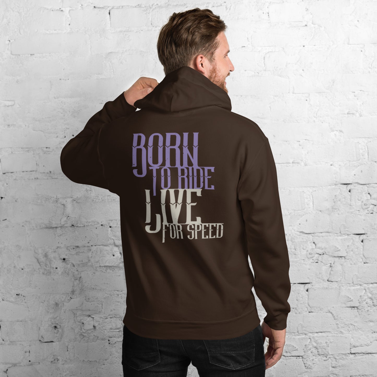 Born to Ride Live for Speed Unisex Hoodie