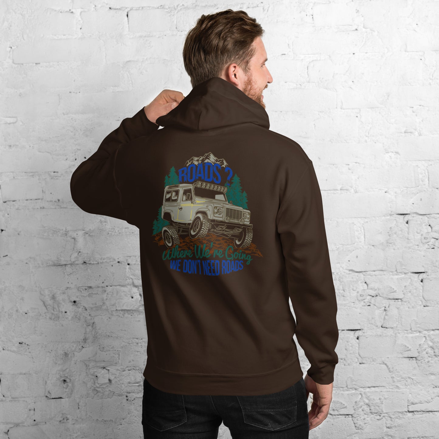 Roads? Where we're going, We don't need Roads Unisex Hoodie