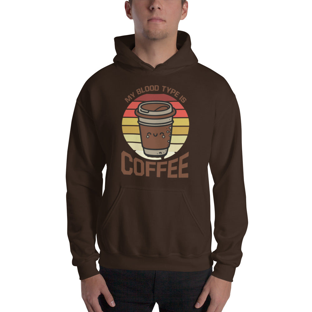 My Blood Type is Coffee Unisex Hoodie