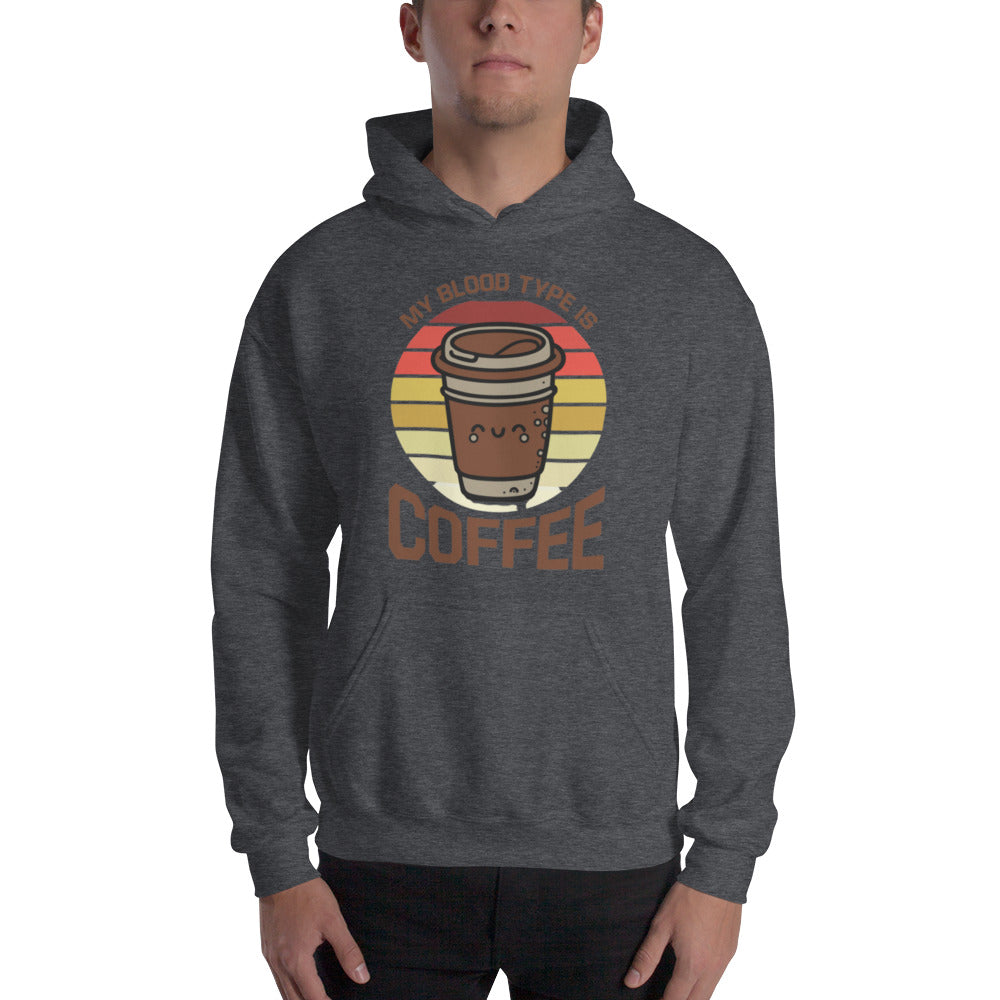 My Blood Type is Coffee Unisex Hoodie