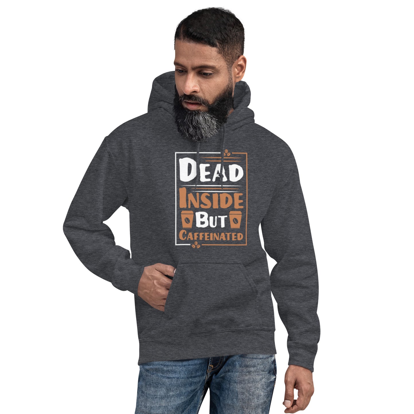 Dead Inside But Caffeinated Unisex Hoodie