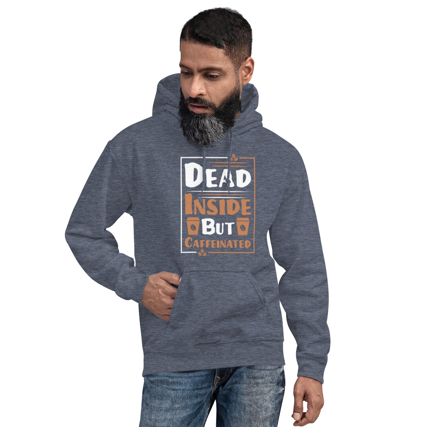 Dead Inside But Caffeinated Unisex Hoodie