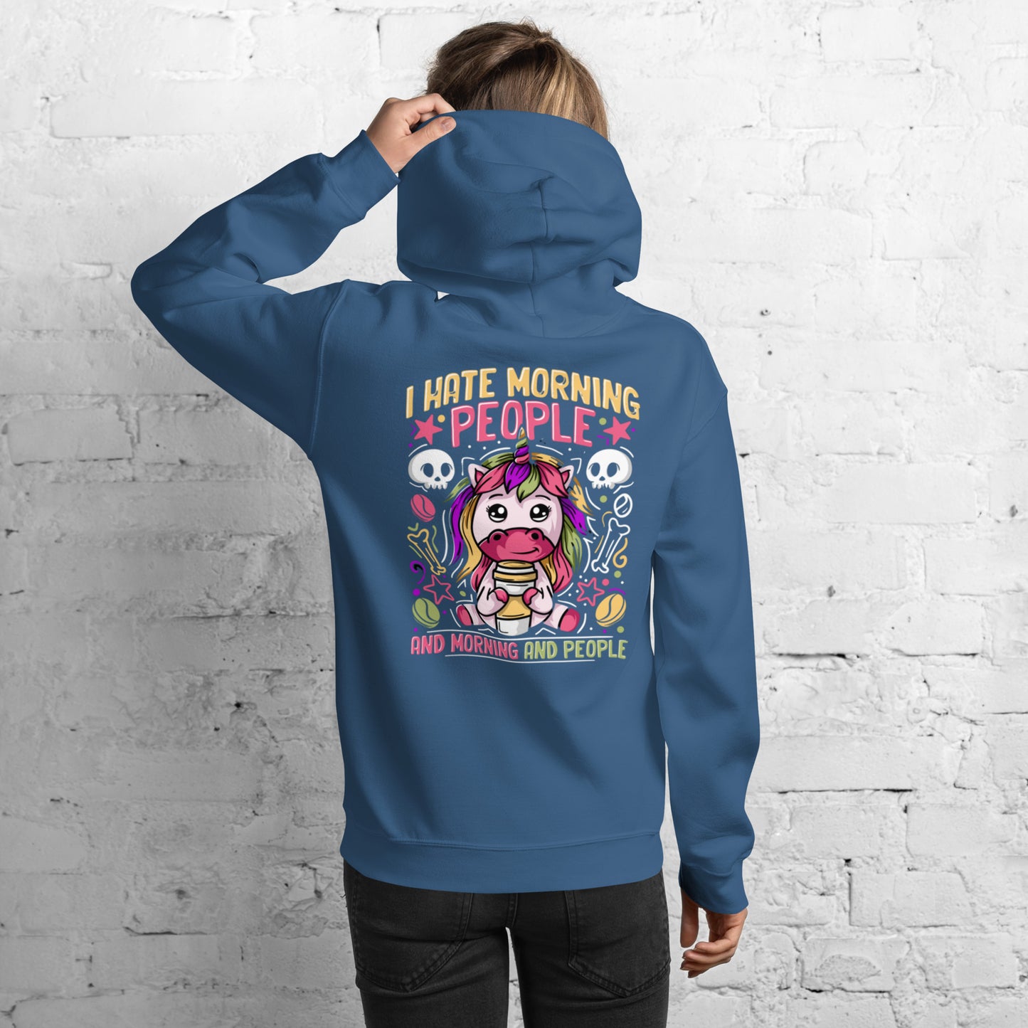 I Hate Morning People Unisex Hoodie