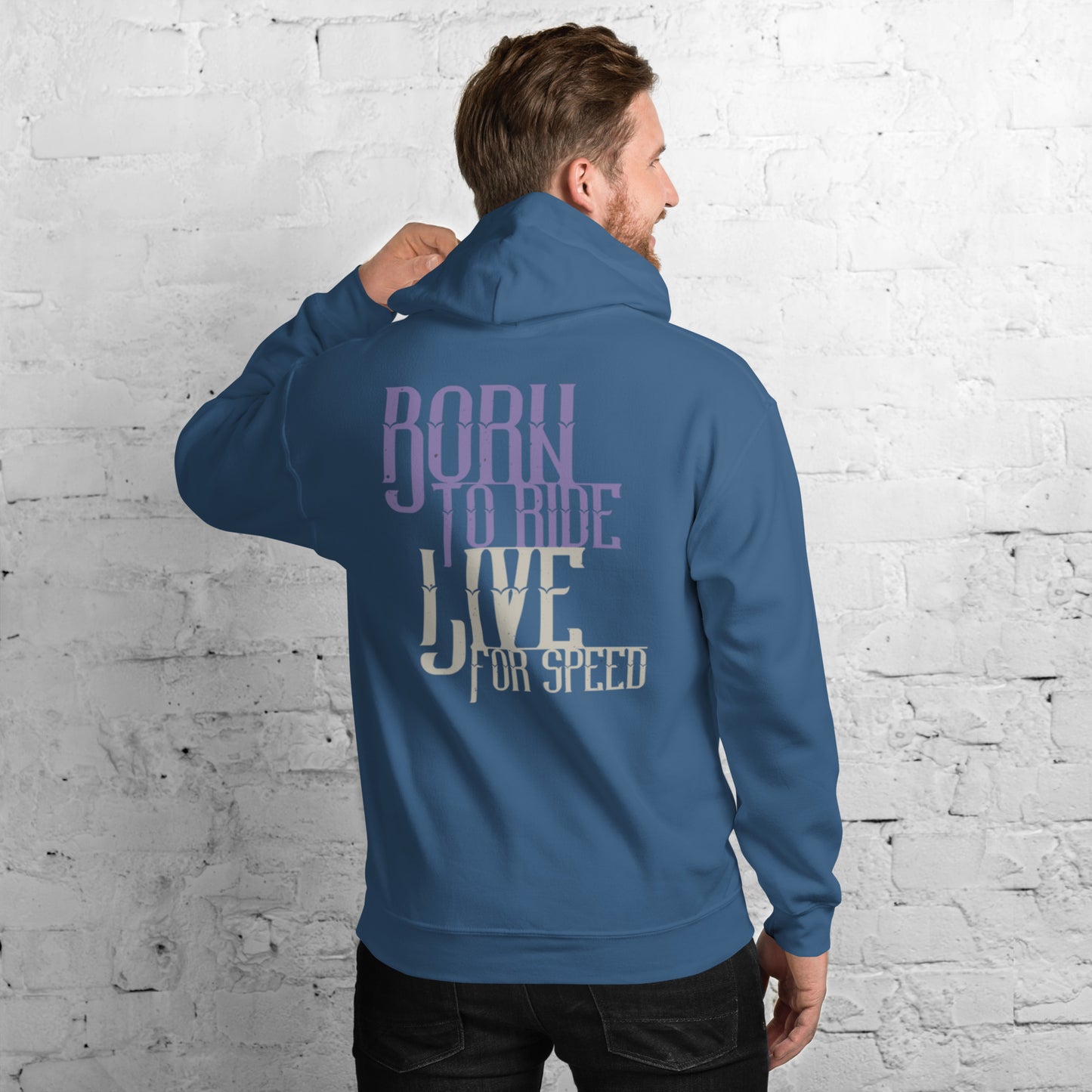 Born to Ride Live for Speed Unisex Hoodie