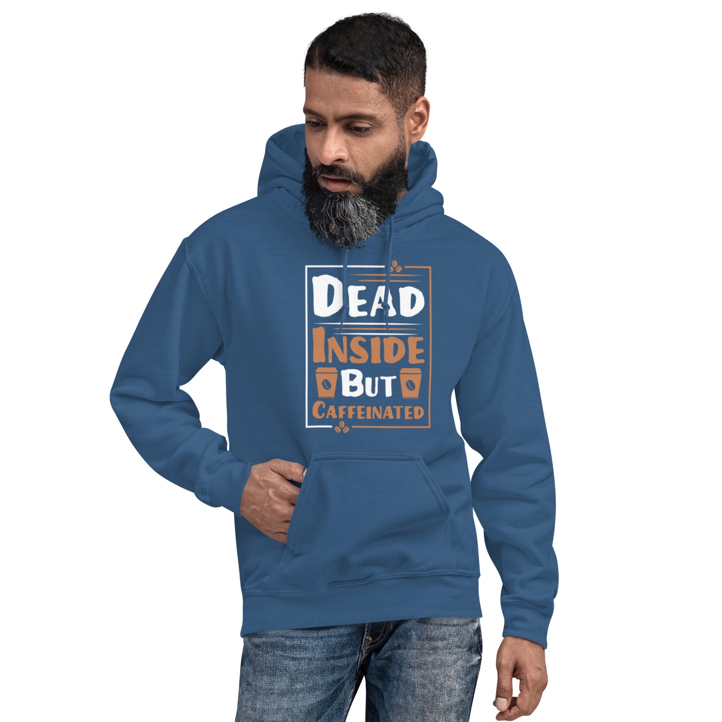 Dead Inside But Caffeinated Unisex Hoodie