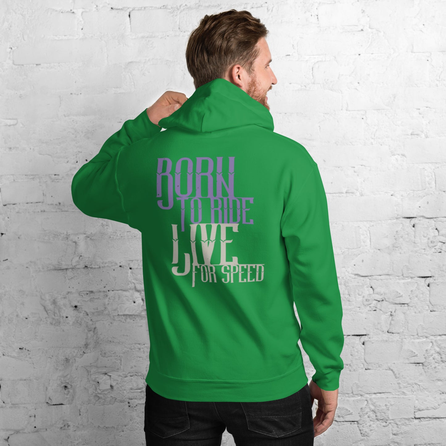 Born to Ride Live for Speed Unisex Hoodie