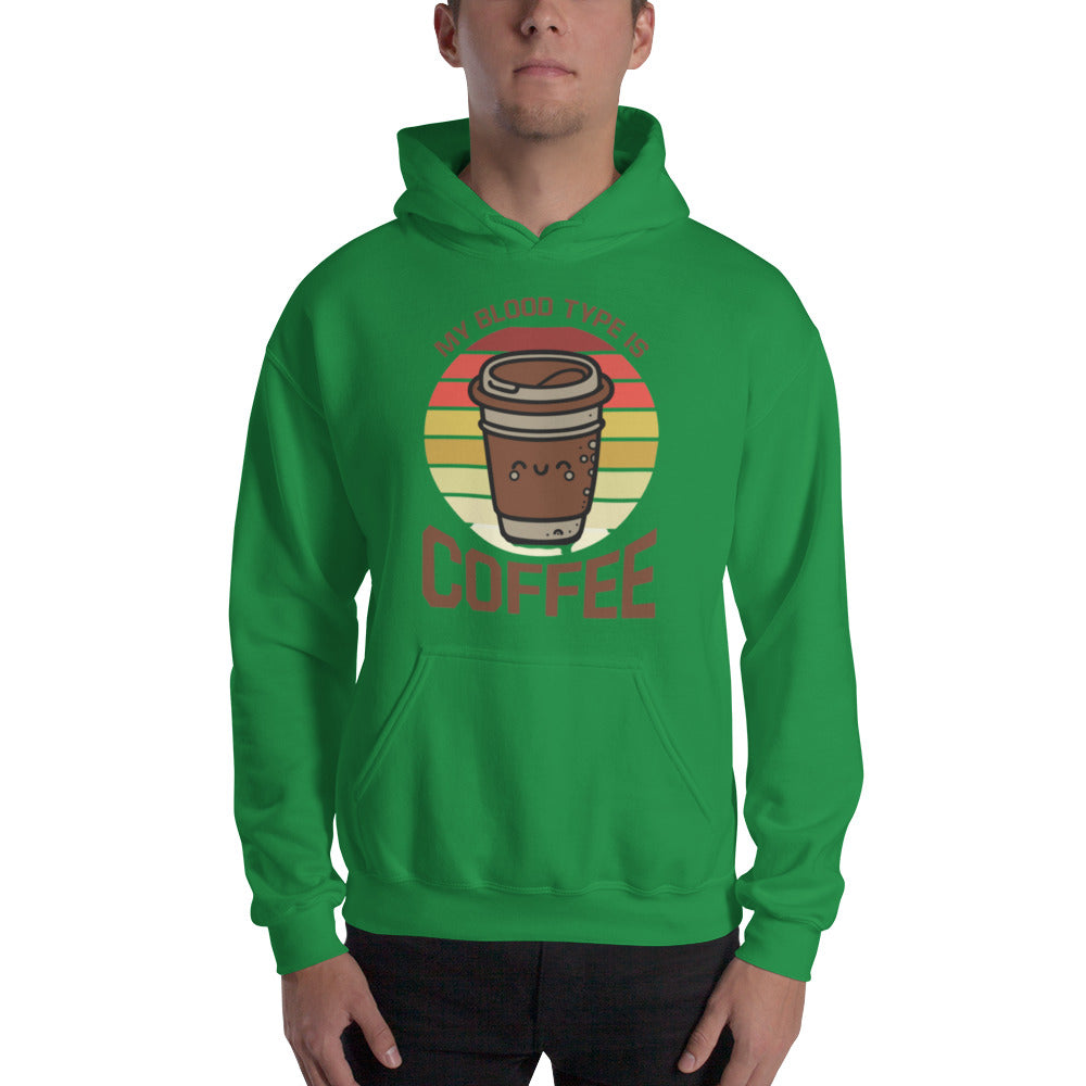 My Blood Type is Coffee Unisex Hoodie