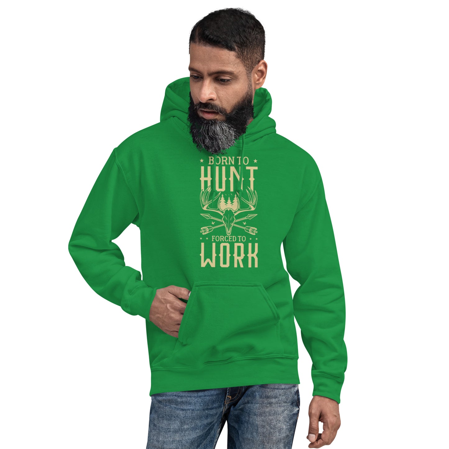 Born to Hunt Forced to Work Unisex Hoodie