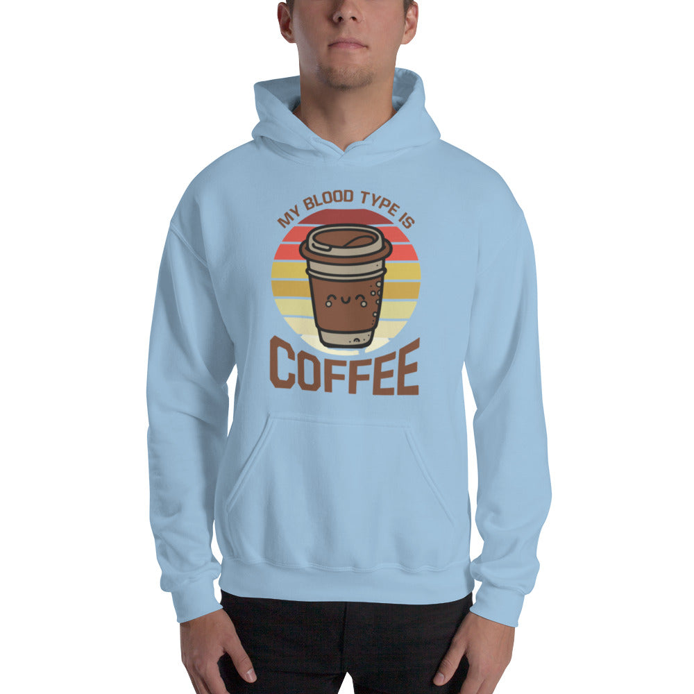 My Blood Type is Coffee Unisex Hoodie