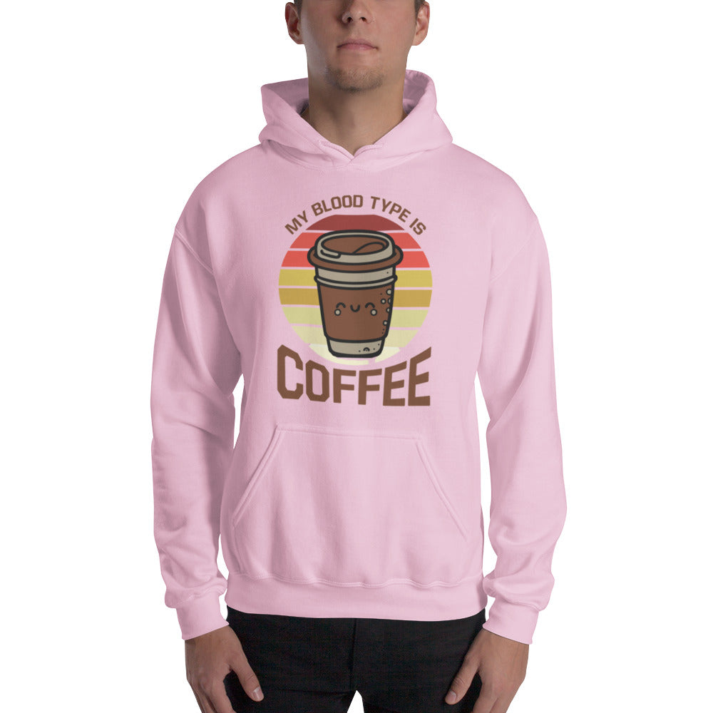 My Blood Type is Coffee Unisex Hoodie