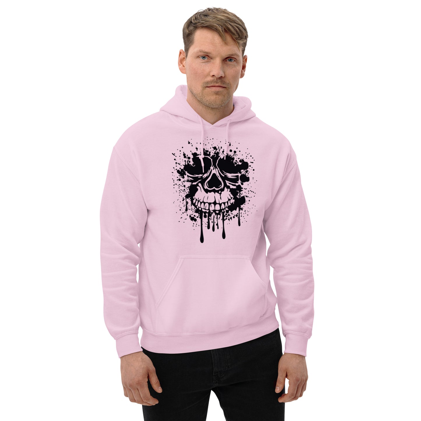 Splatter Skull Unisex Hoodie