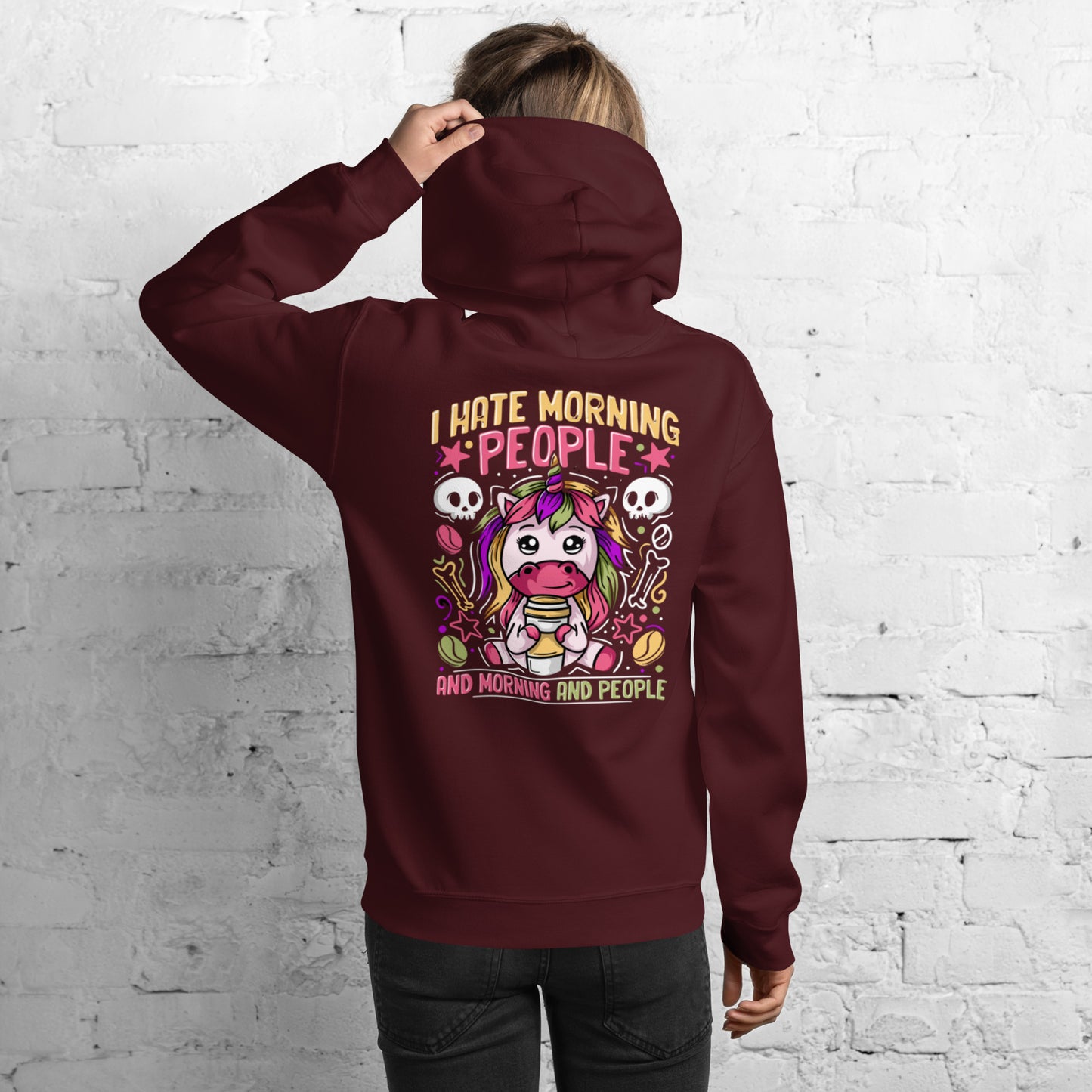 I Hate Morning People Unisex Hoodie