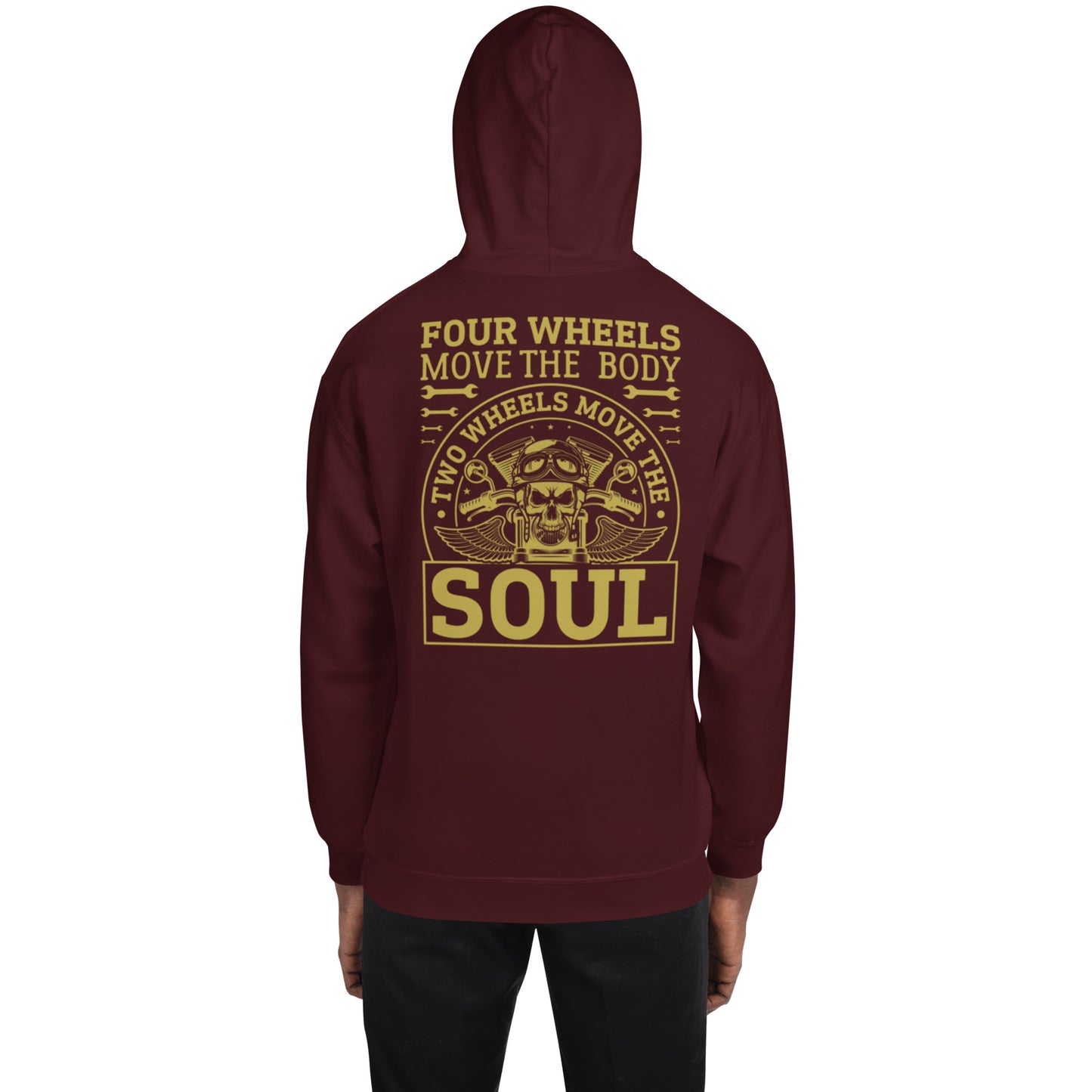 Two Wheels Move the Soul Unisex Hoodie