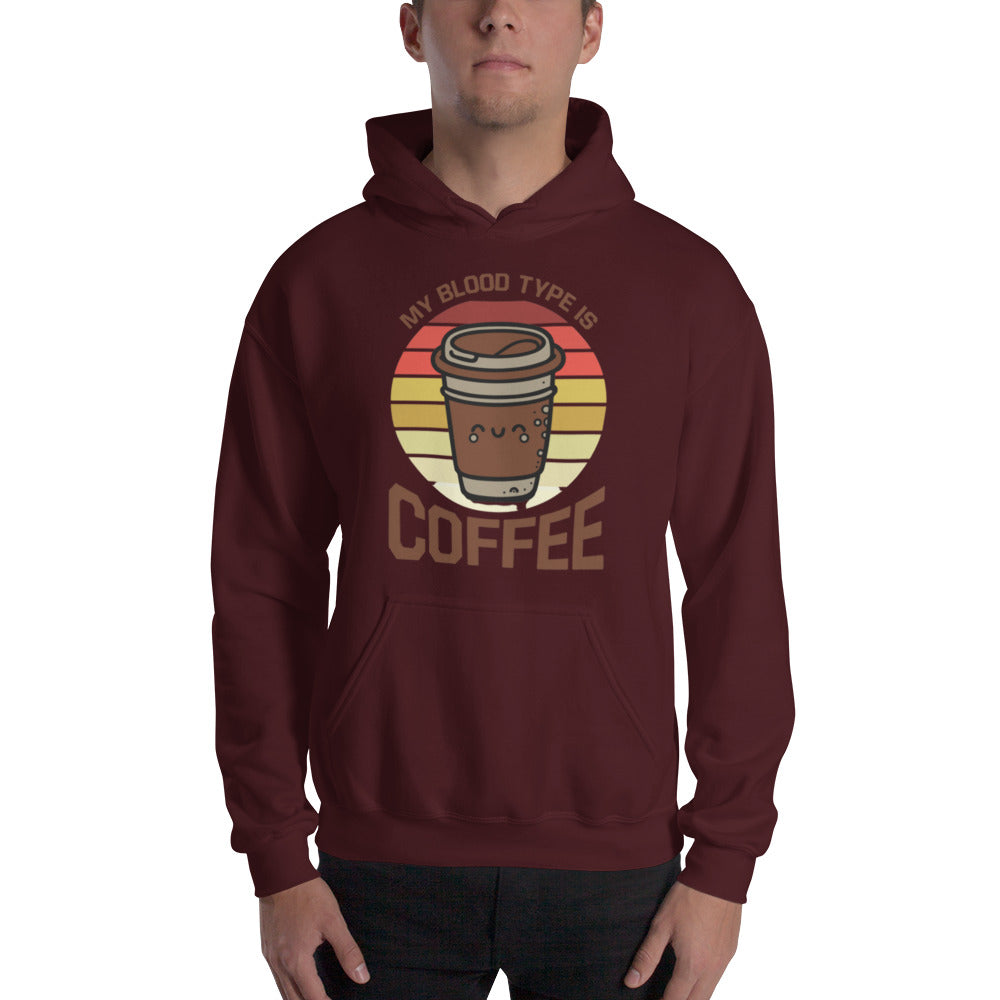 My Blood Type is Coffee Unisex Hoodie