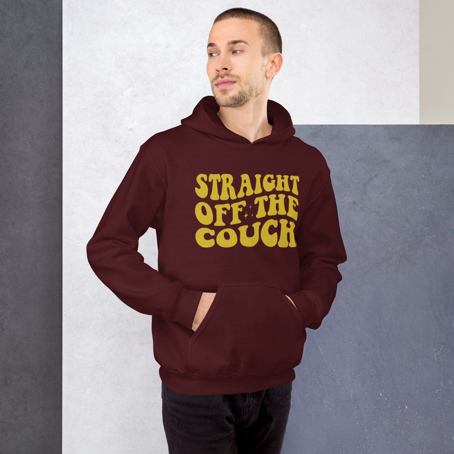 Straight Off The Couch Unisex Hoodie