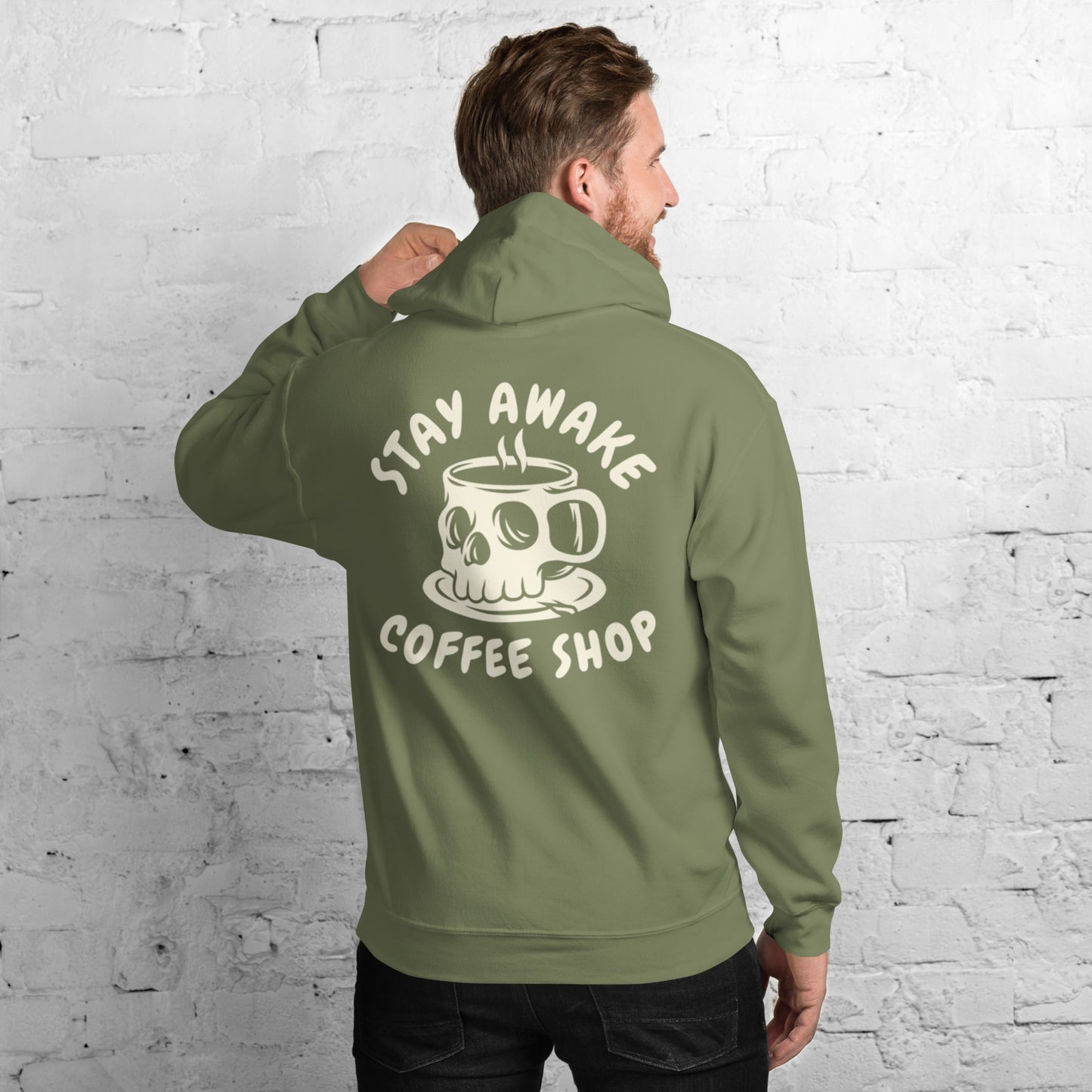 Stay Awake Coffee Shop Unisex Hoodie