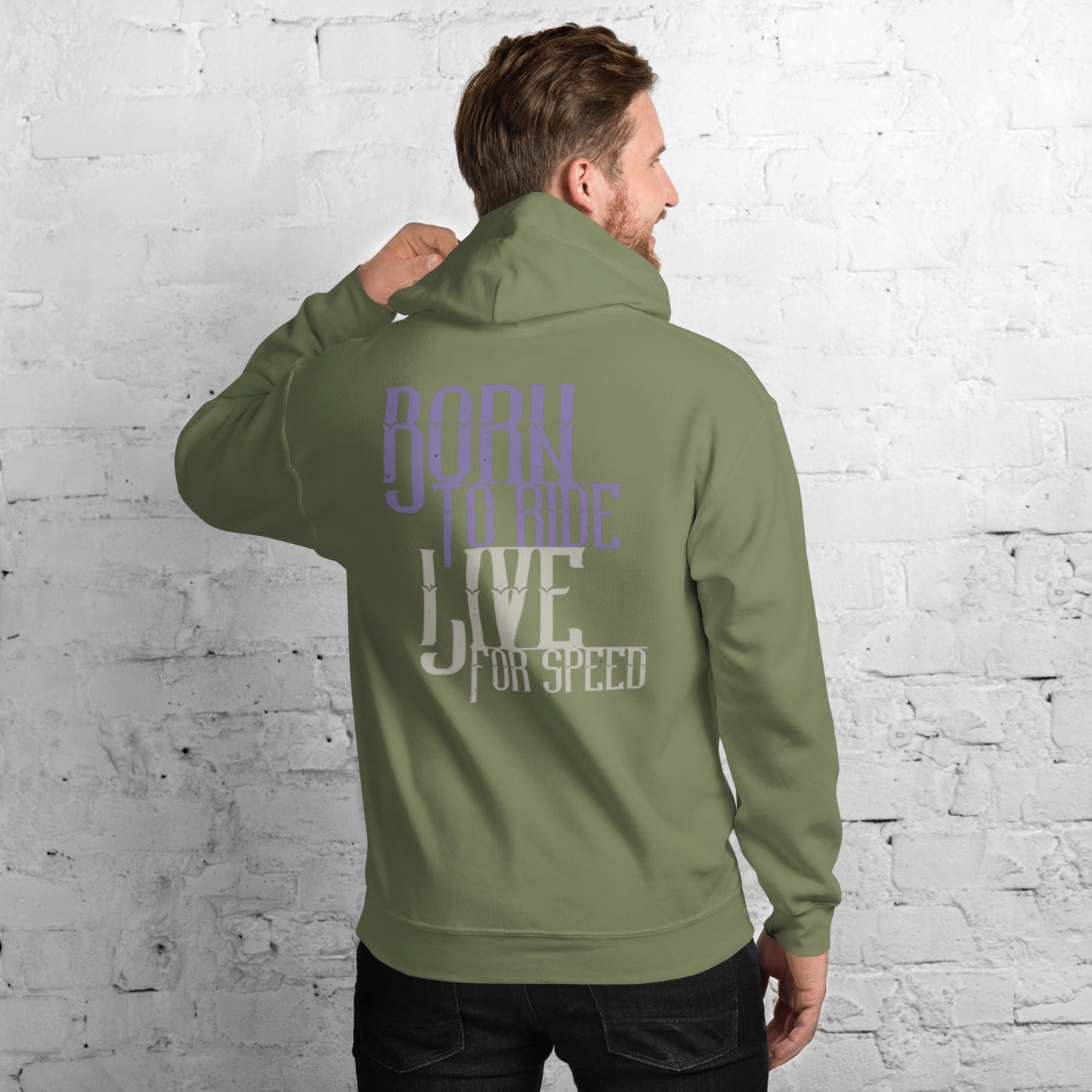 Born to Ride Live for Speed Unisex Hoodie