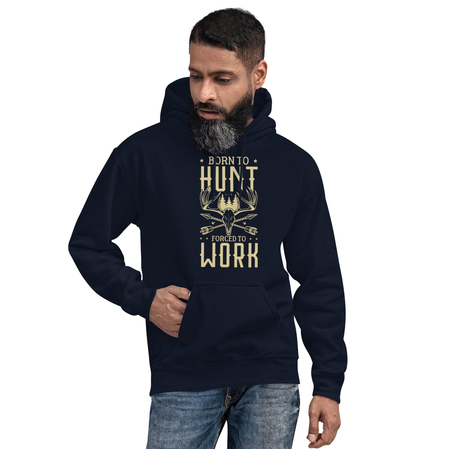 Born to Hunt Forced to Work Unisex Hoodie