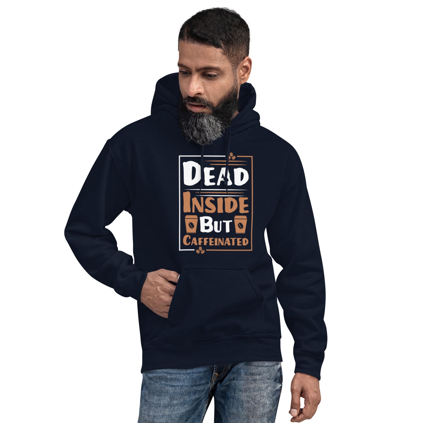 Dead Inside But Caffeinated Unisex Hoodie