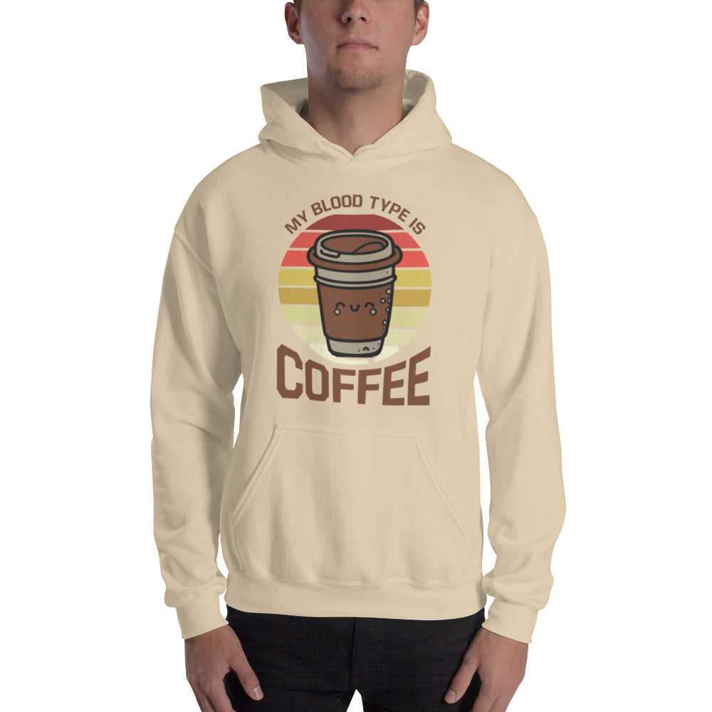 My Blood Type is Coffee Unisex Hoodie