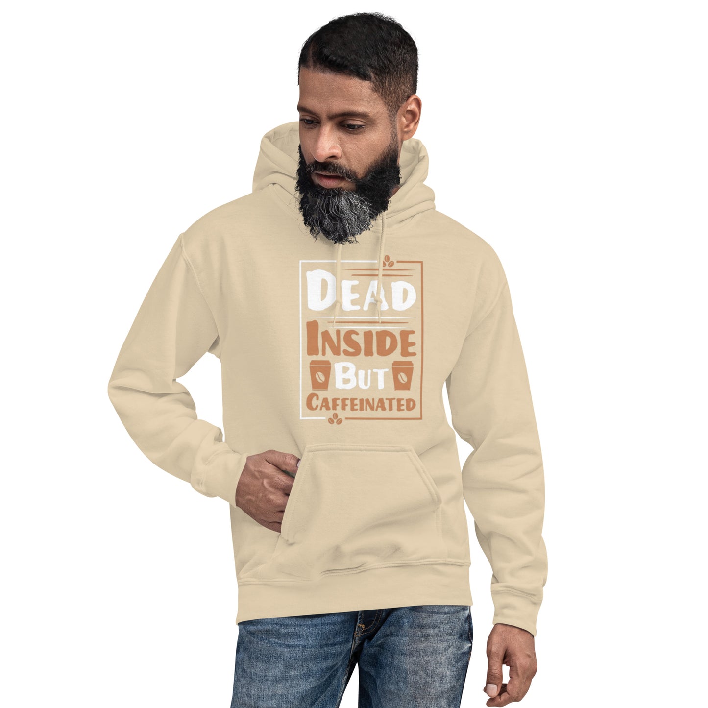 Dead Inside But Caffeinated Unisex Hoodie