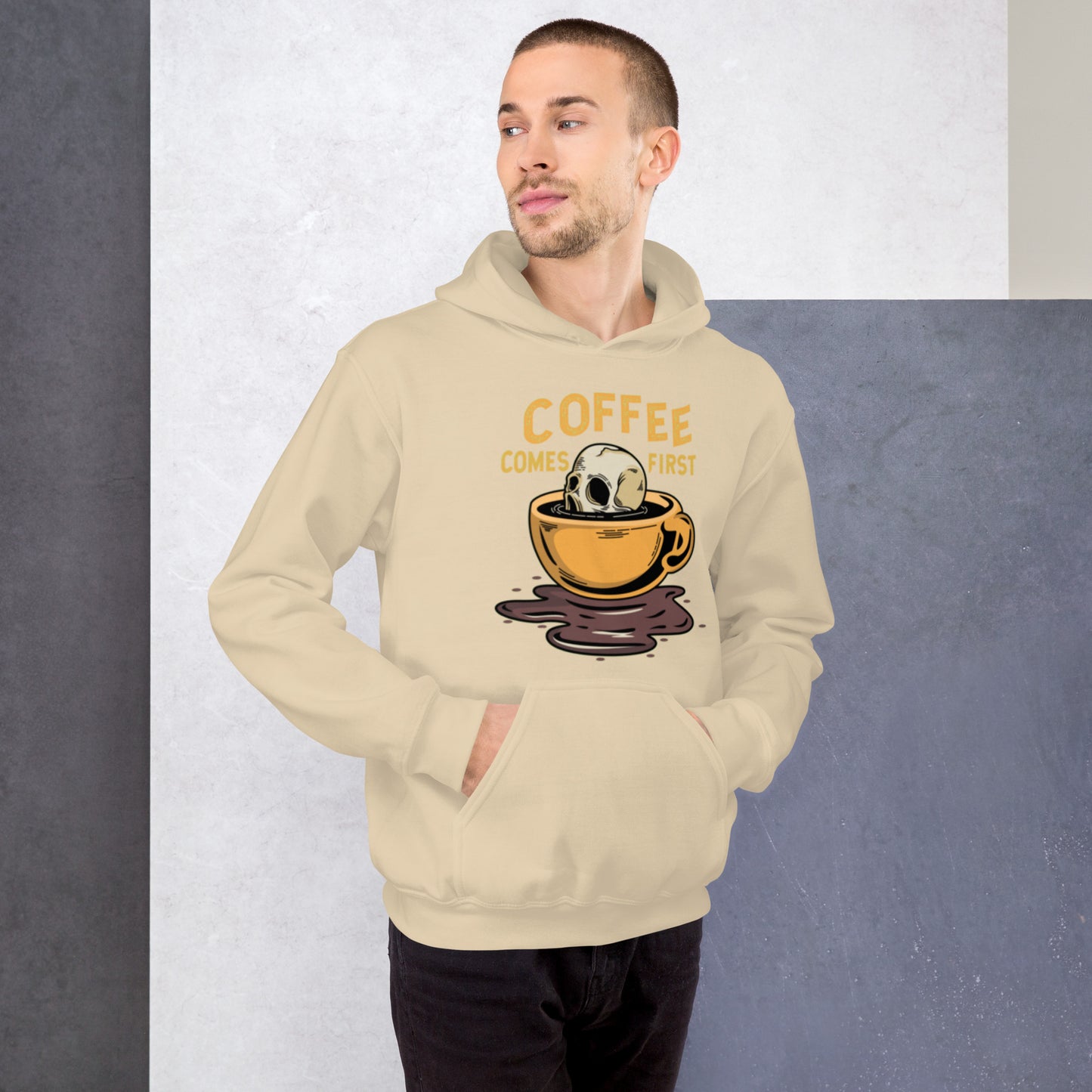 Coffee Comes First Unisex Hoodie
