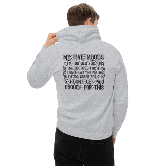 My Five Moods Unisex Hoodie