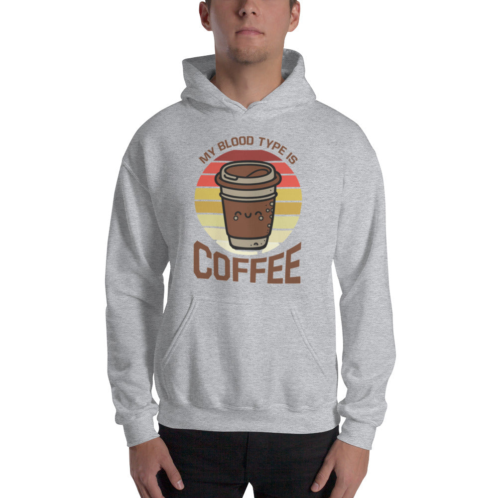 My Blood Type is Coffee Unisex Hoodie