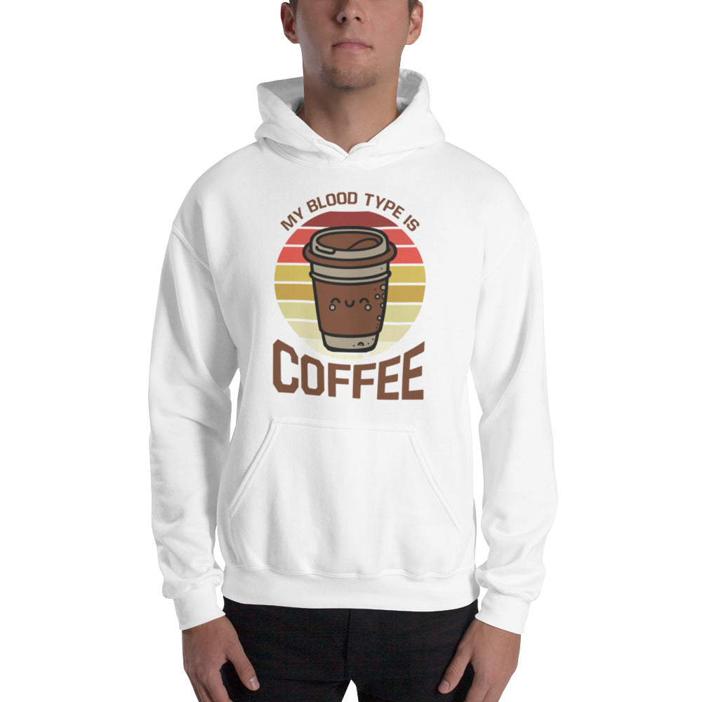 My Blood Type is Coffee Unisex Hoodie