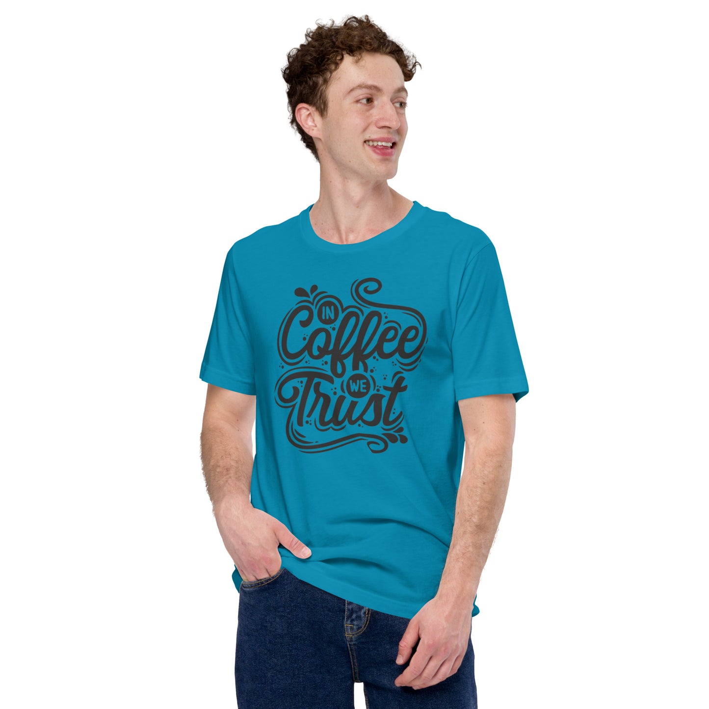 In Coffee We Trust Unisex t-shirt