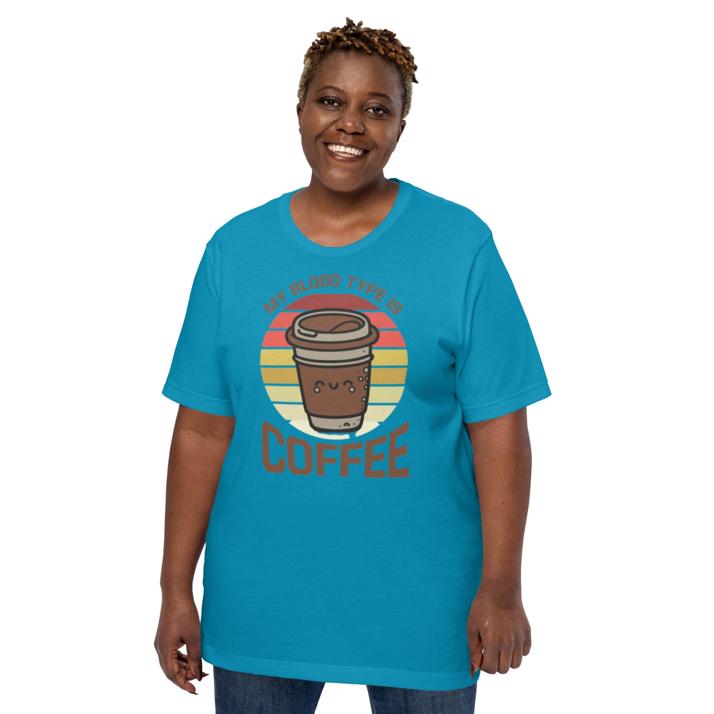 My Blood Type is Coffee Unisex t-shirt