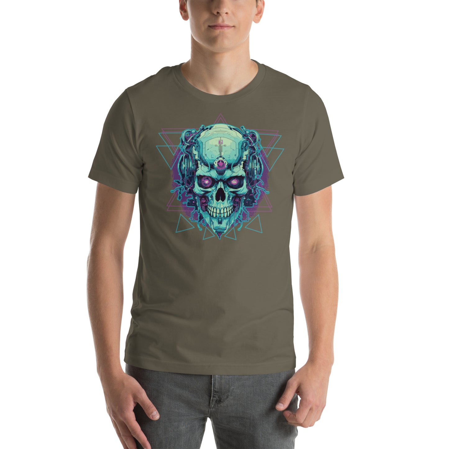 Cyborg Skull Unisex t-shirt
