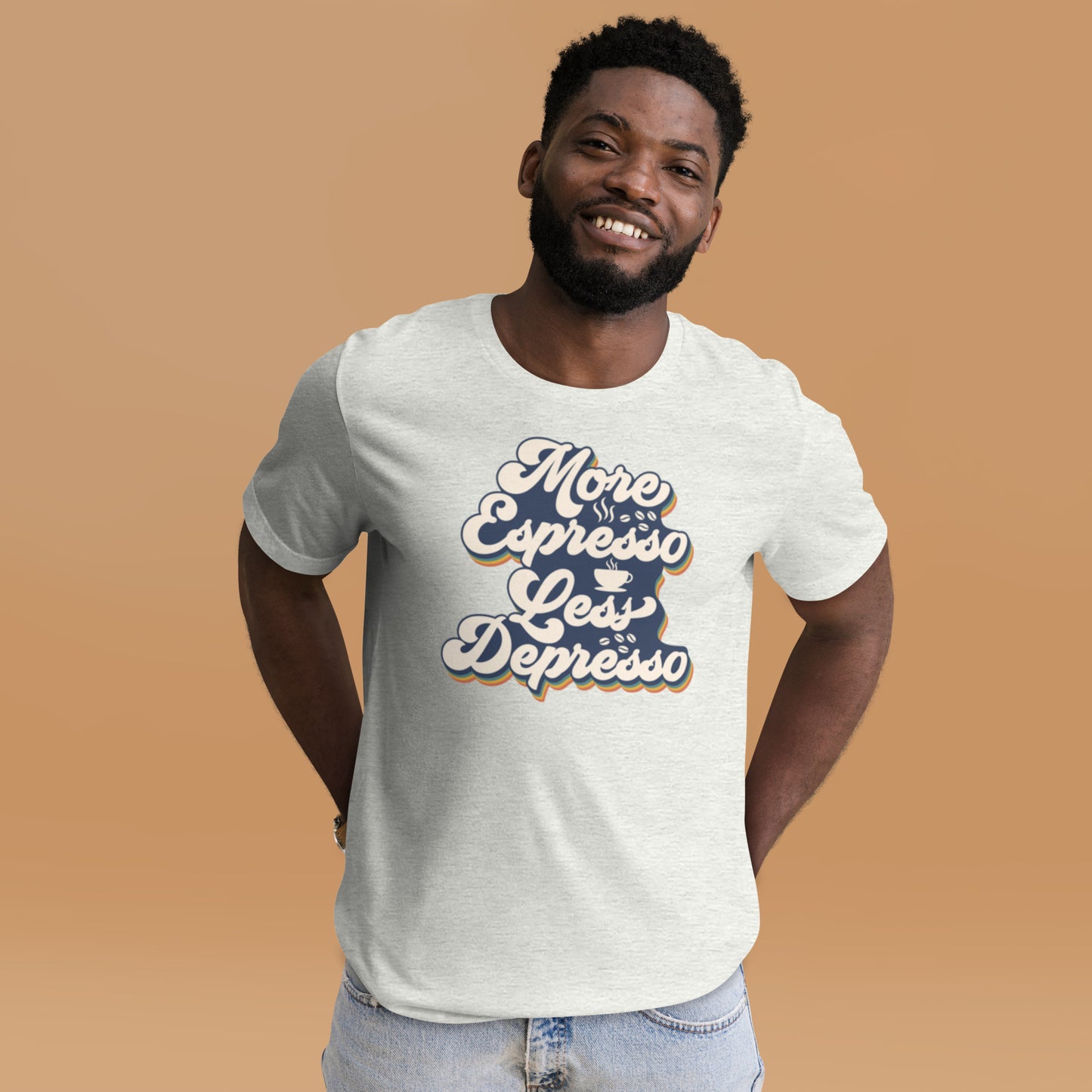 More Espresso Less Depresso Unisex t-shirt