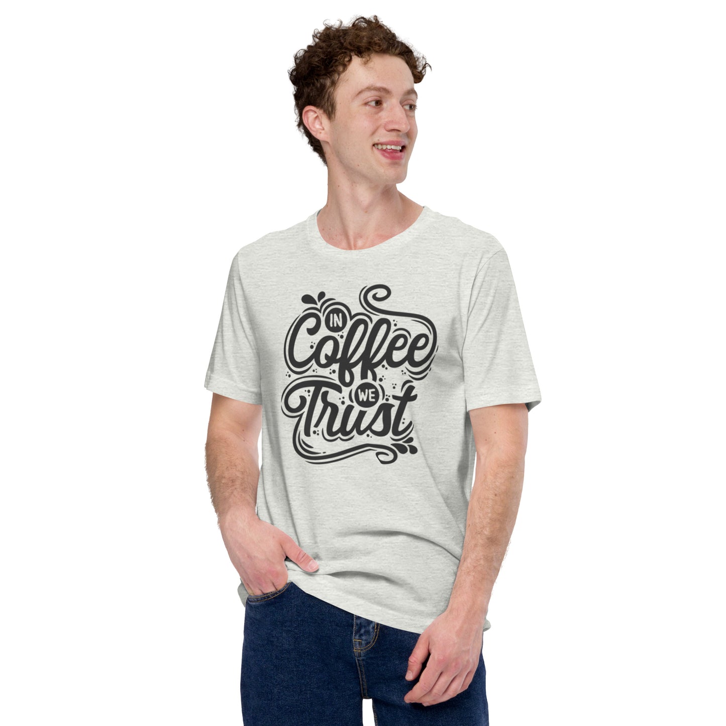 In Coffee We Trust Unisex t-shirt