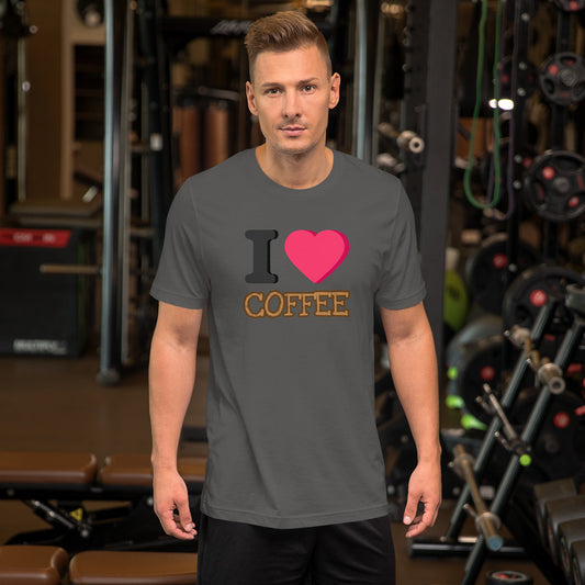 I Love Coffee Unisex t-shirt