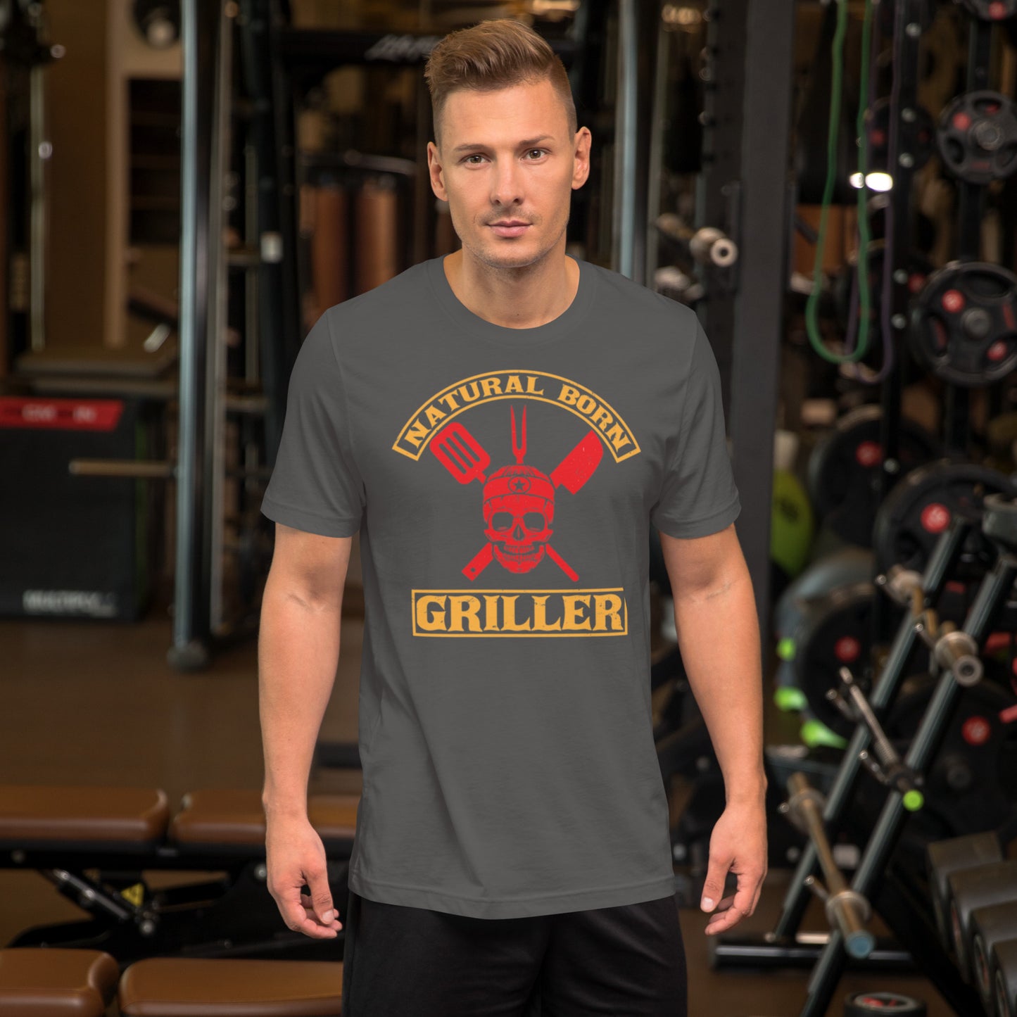 Natural Born Griller Unisex t-shirt