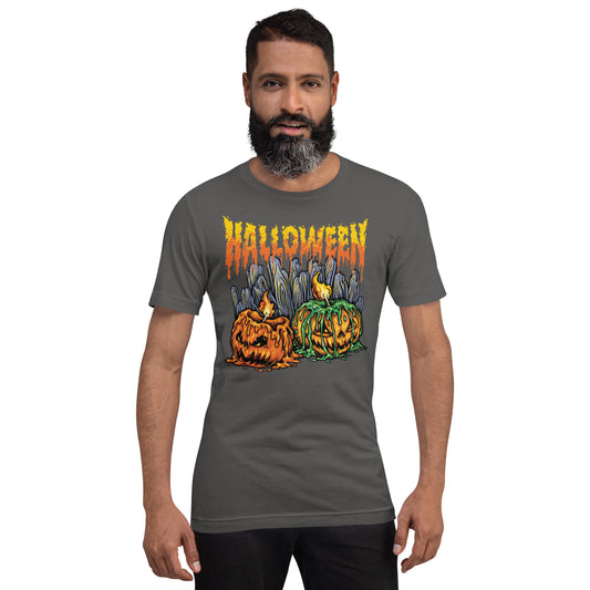 Halloween Jack O Lanterns Unisex t-shirt