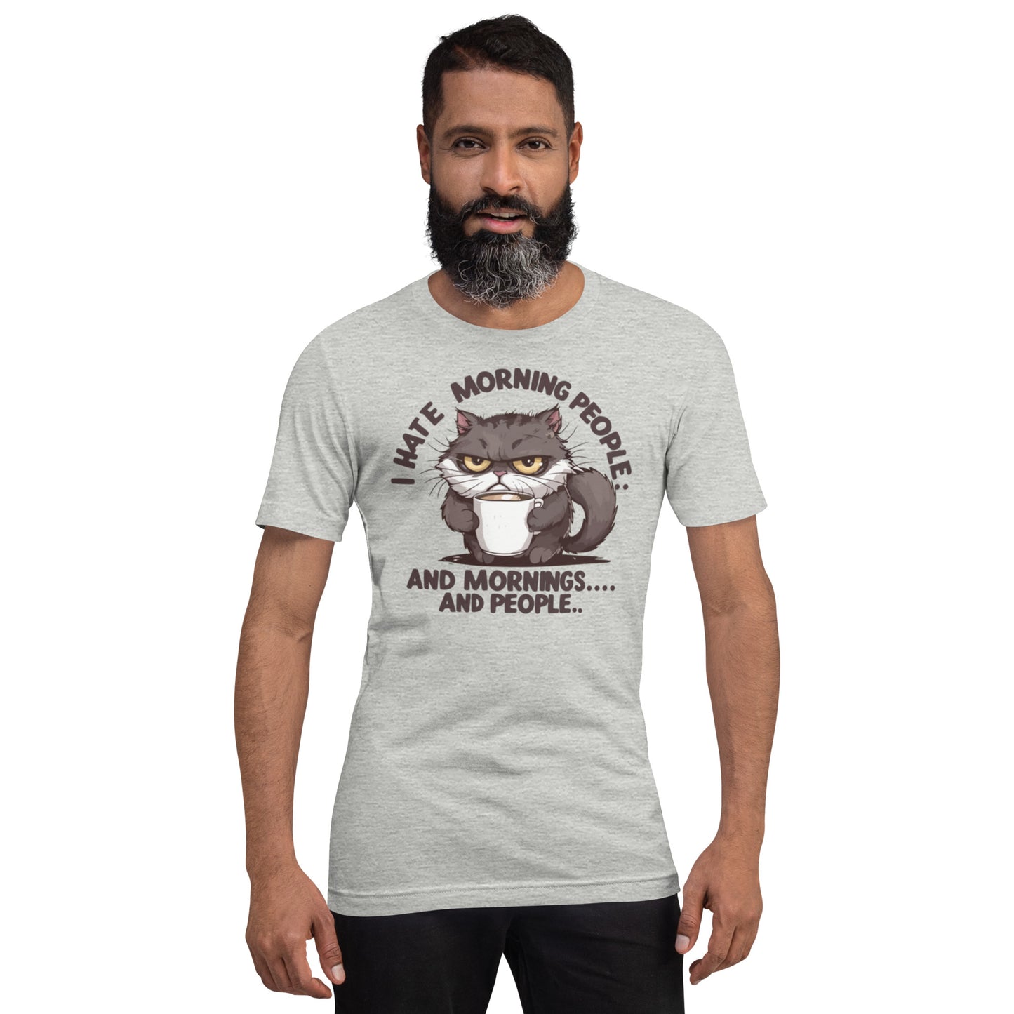 I Hate Morning People Unisex t-shirt