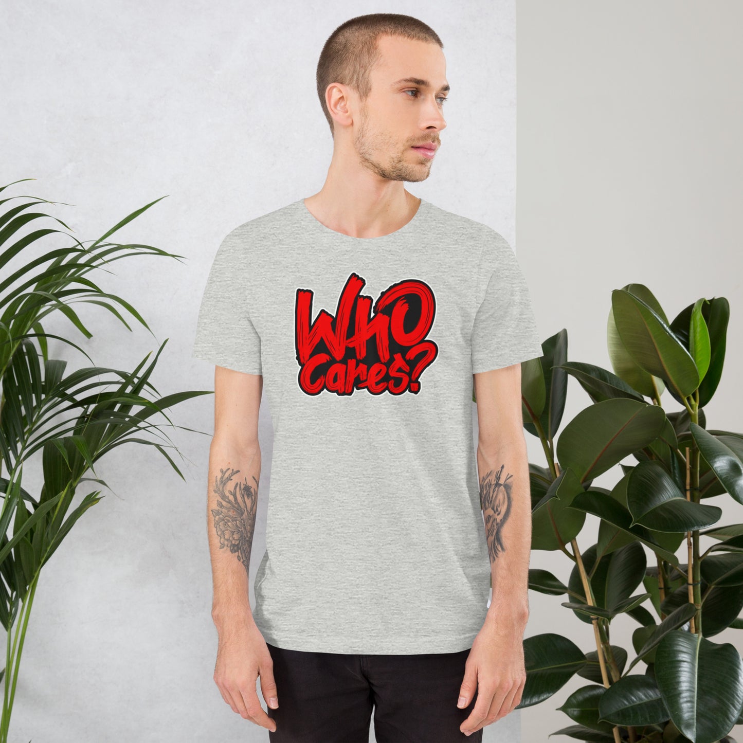 Who Cares? Unisex t-shirt