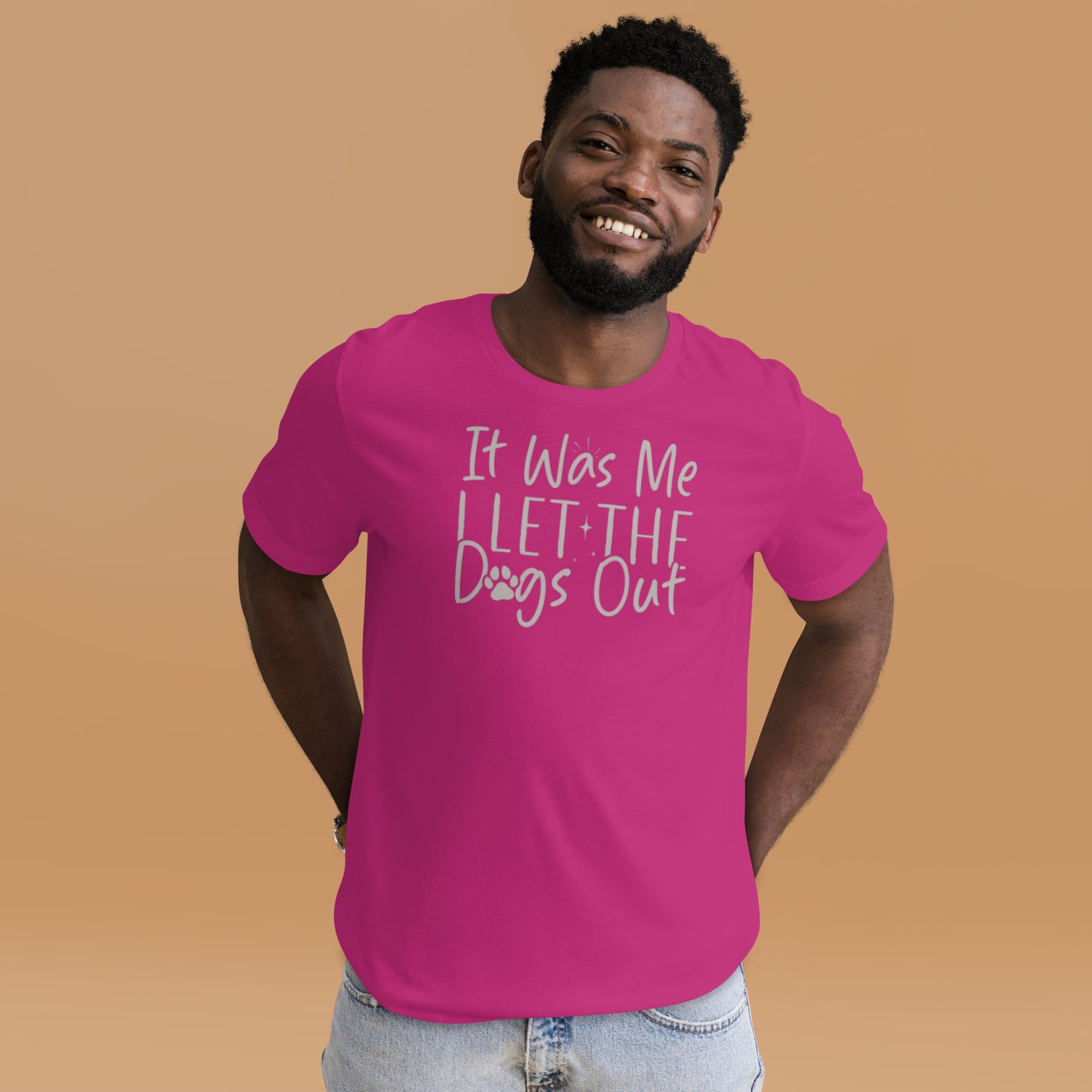 It was Me I Let the Dogs Out Unisex t-shirt