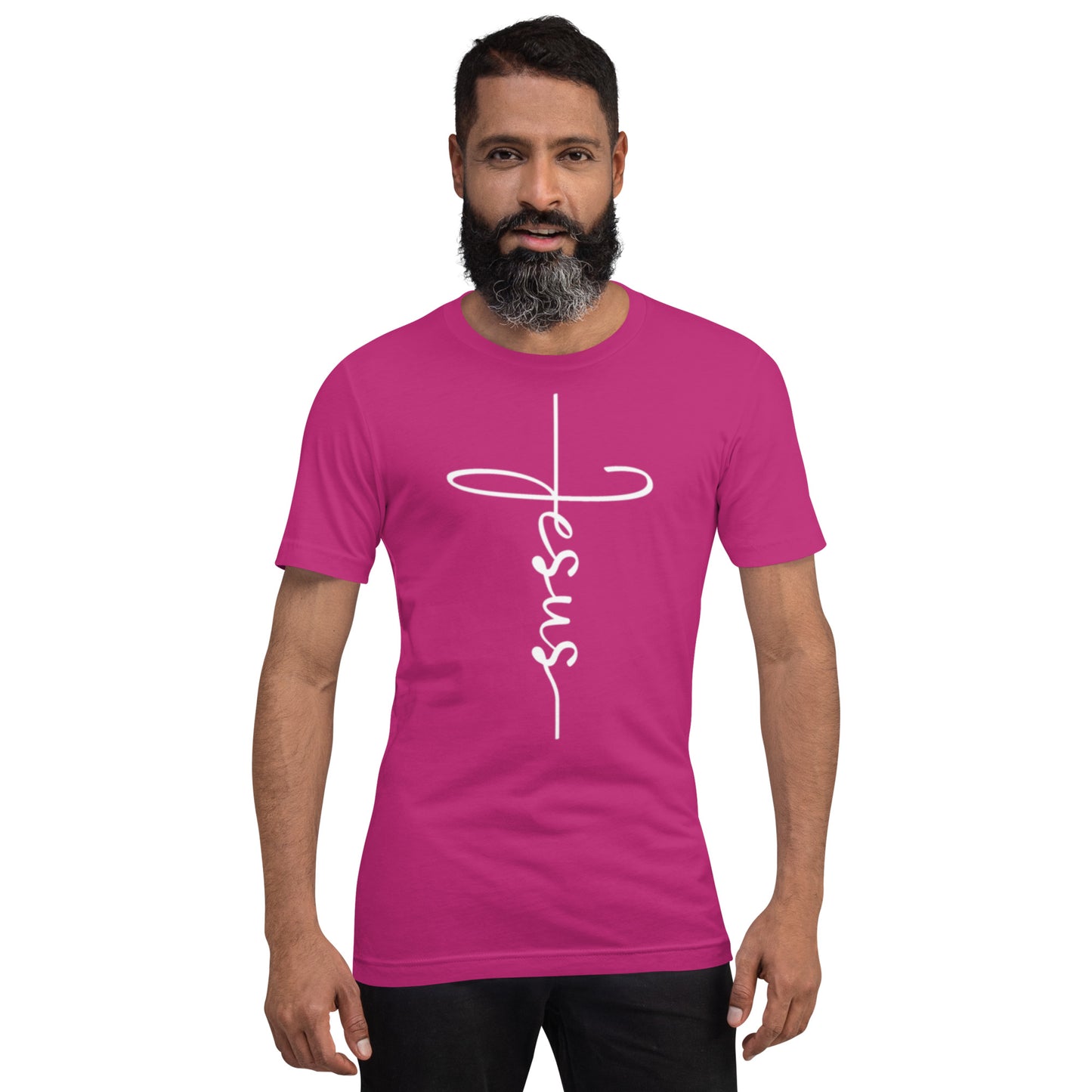 Jesus Stylized Cross Unisex t-shirt