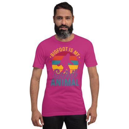 Bigfoot is my Spirit Animal Unisex t-shirt