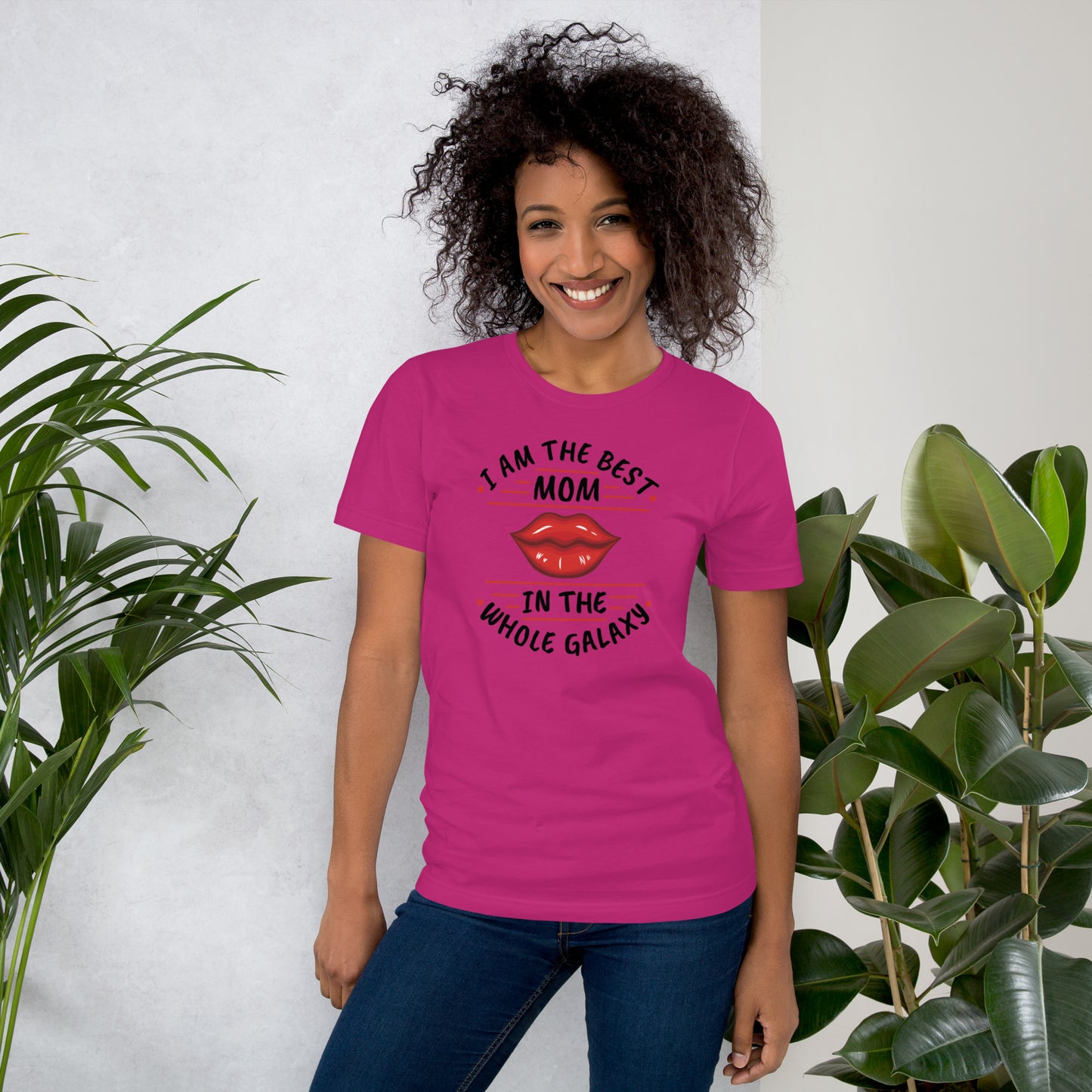 I Am The Best Mom In The Whole Galaxy Unisex t-shirt