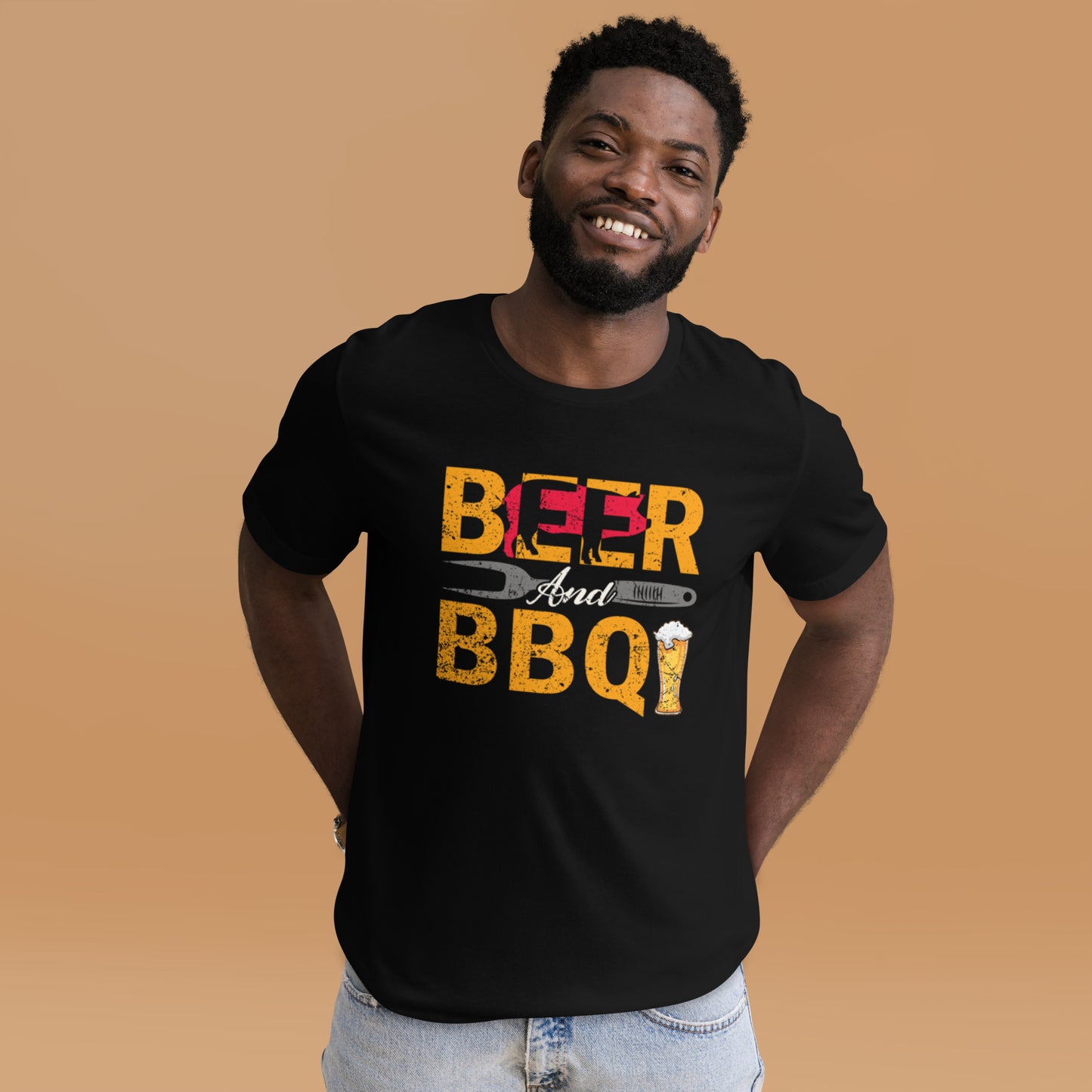 BEER And BBQ Unisex t-shirt