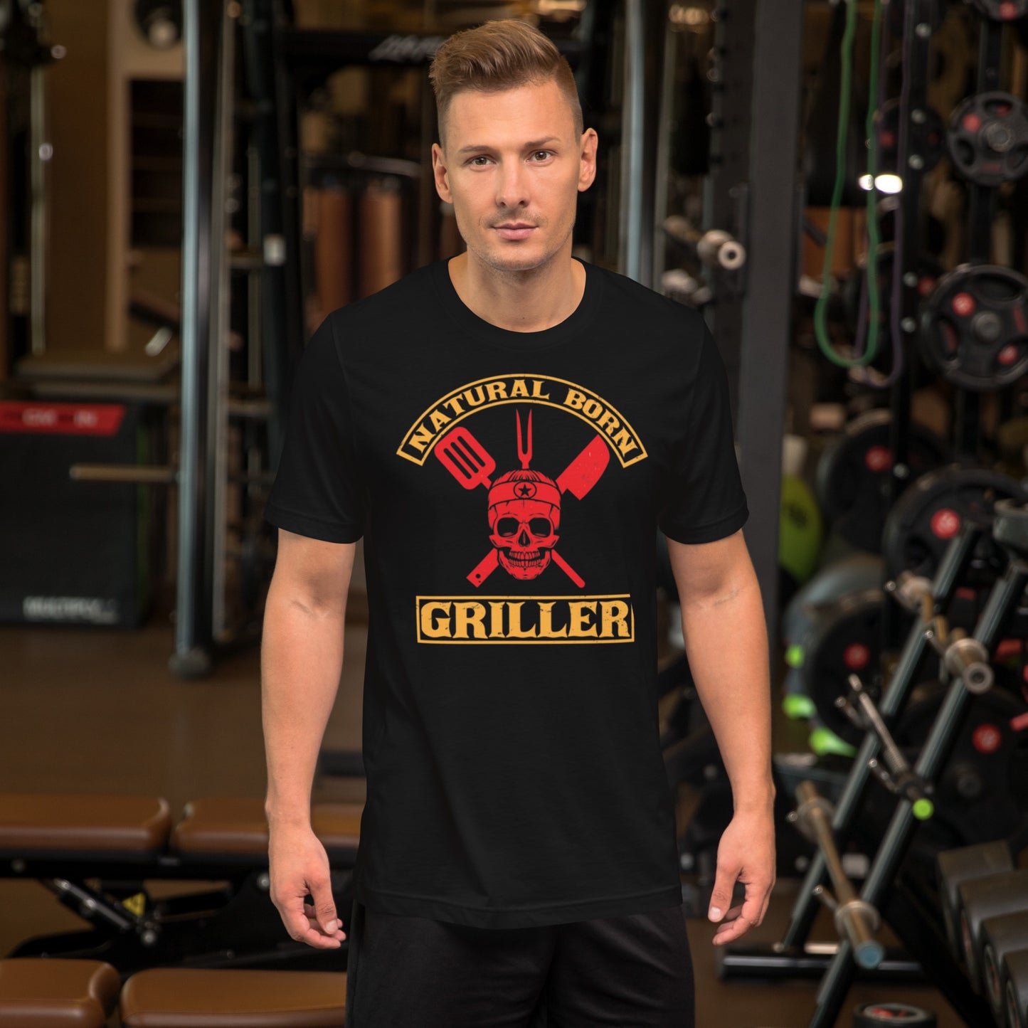 Natural Born Griller Unisex t-shirt