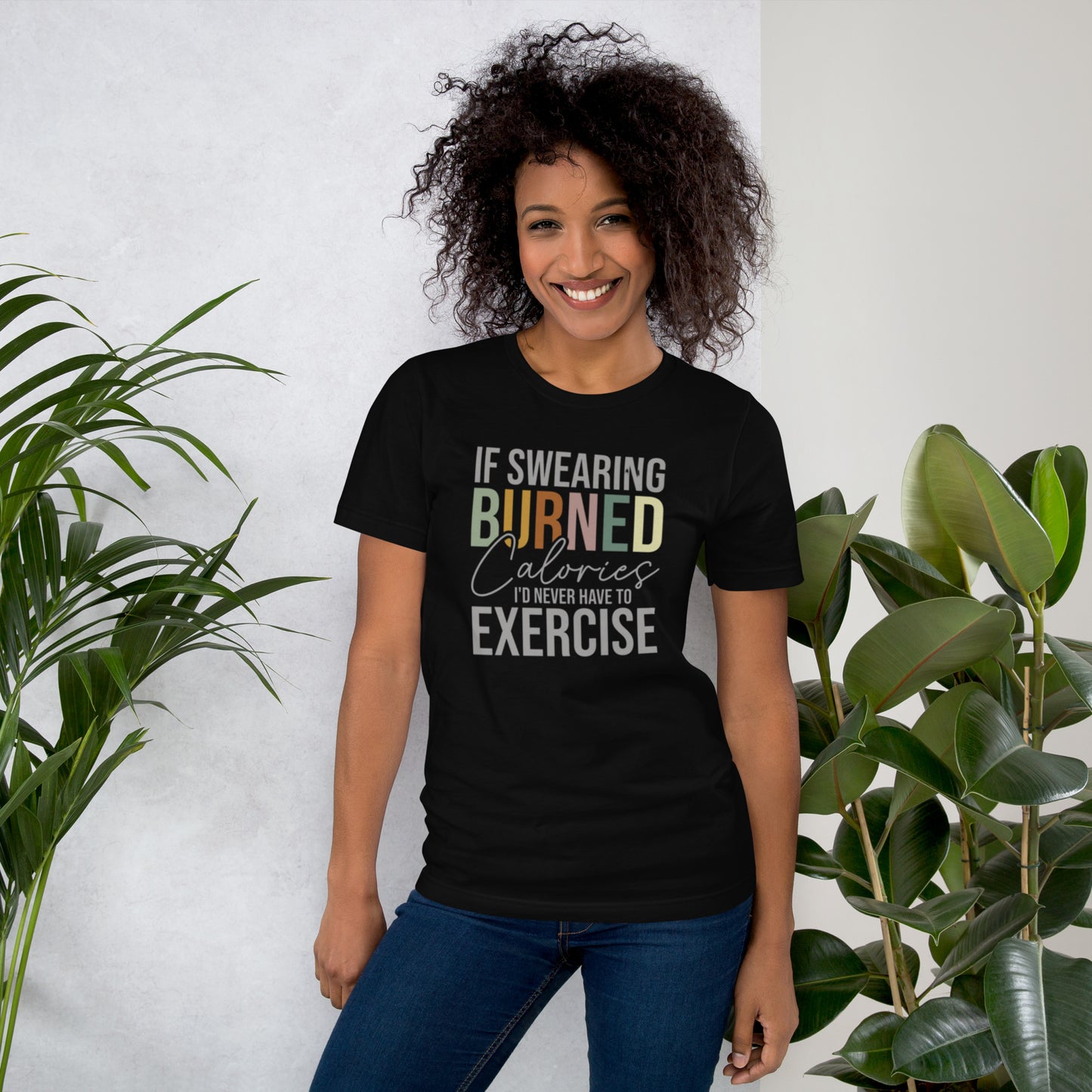 If Swearing Burned Calories Unisex t-shirt