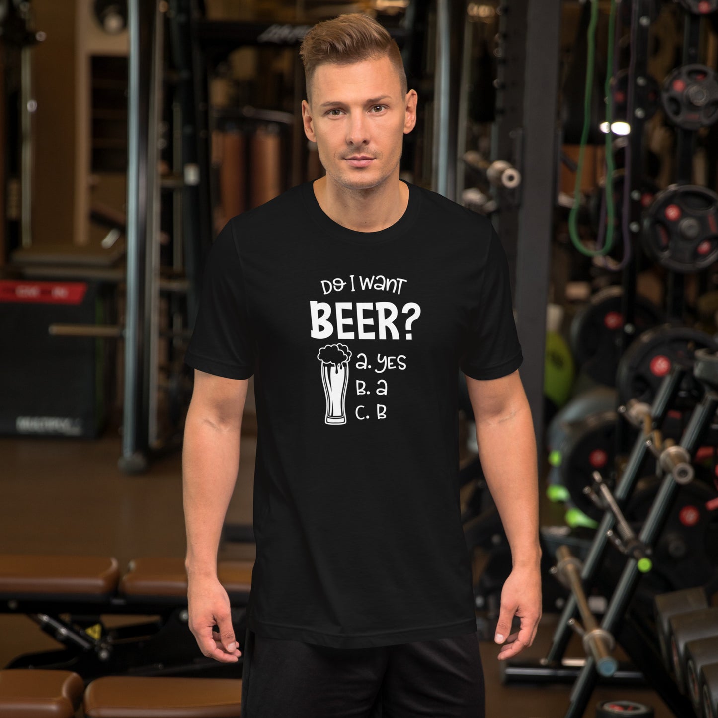 Do I Want Beer? Unisex t-shirt